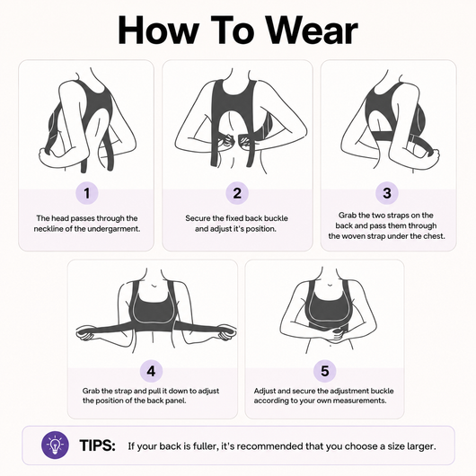 Wireless Posture Support Bra