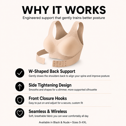 Wireless Posture Support Bra
